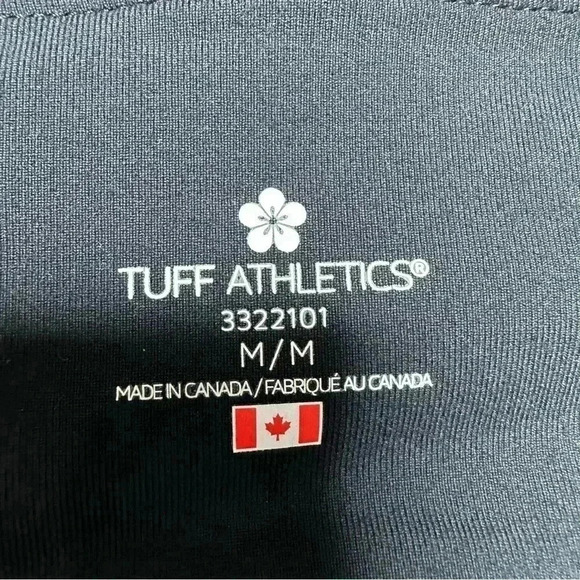 Tuff Athletics Leggings Black & Grey Size Medium - Picture 9 of 16
